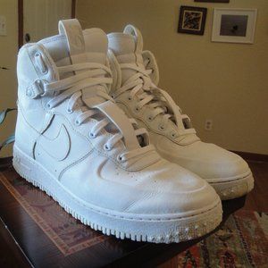 Air Force1 high "ID" winterized 'Triple White'